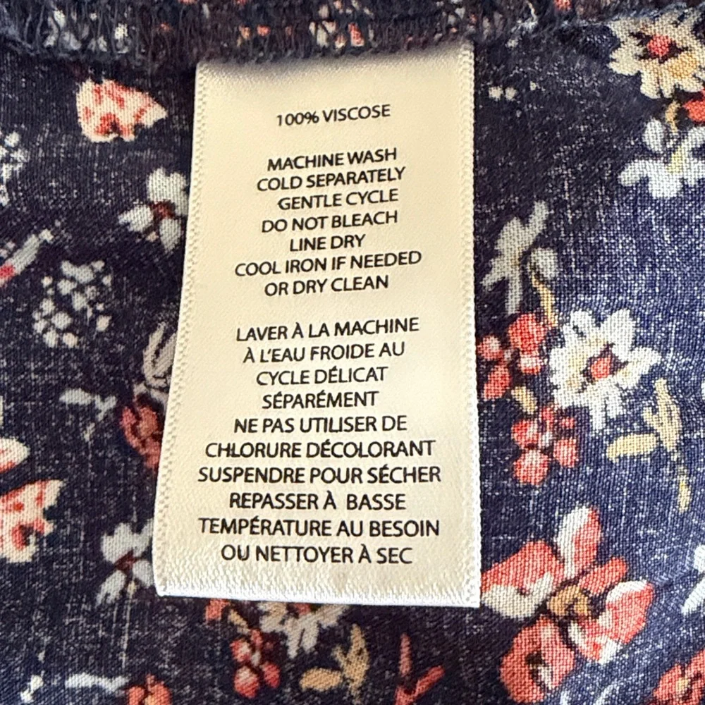 Beachlunchlounge Blue Boho Floral Sleeveless Dress - Picture 5 of 5